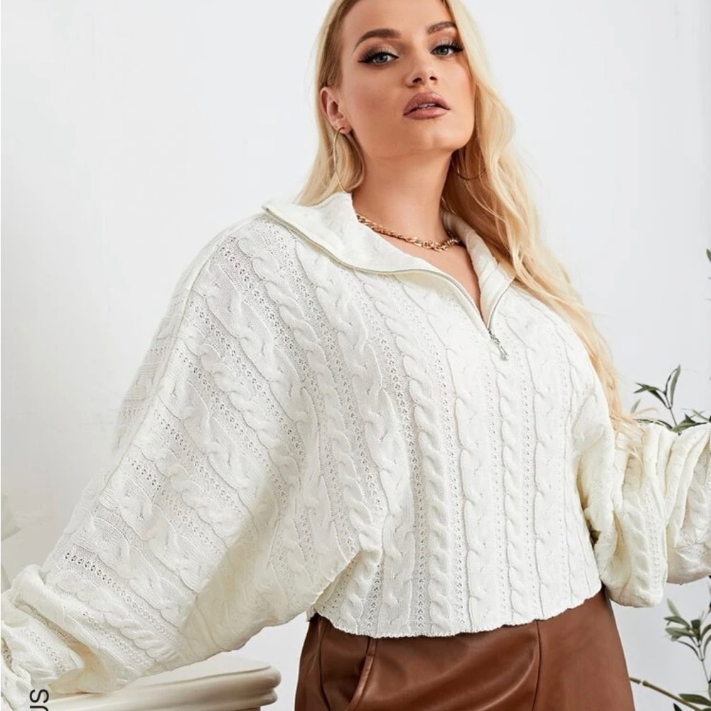 2XL Cable Knit Sweater